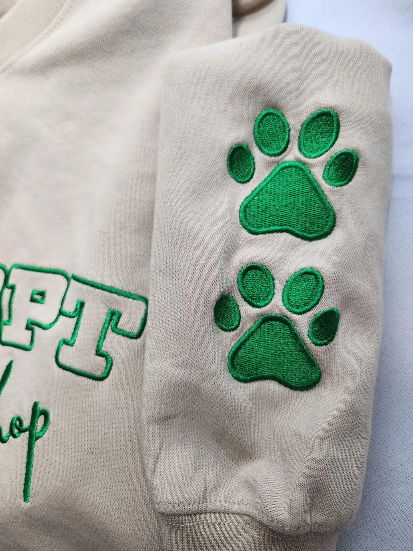 Adopt Don't Shop Oversize Embroidery Crew