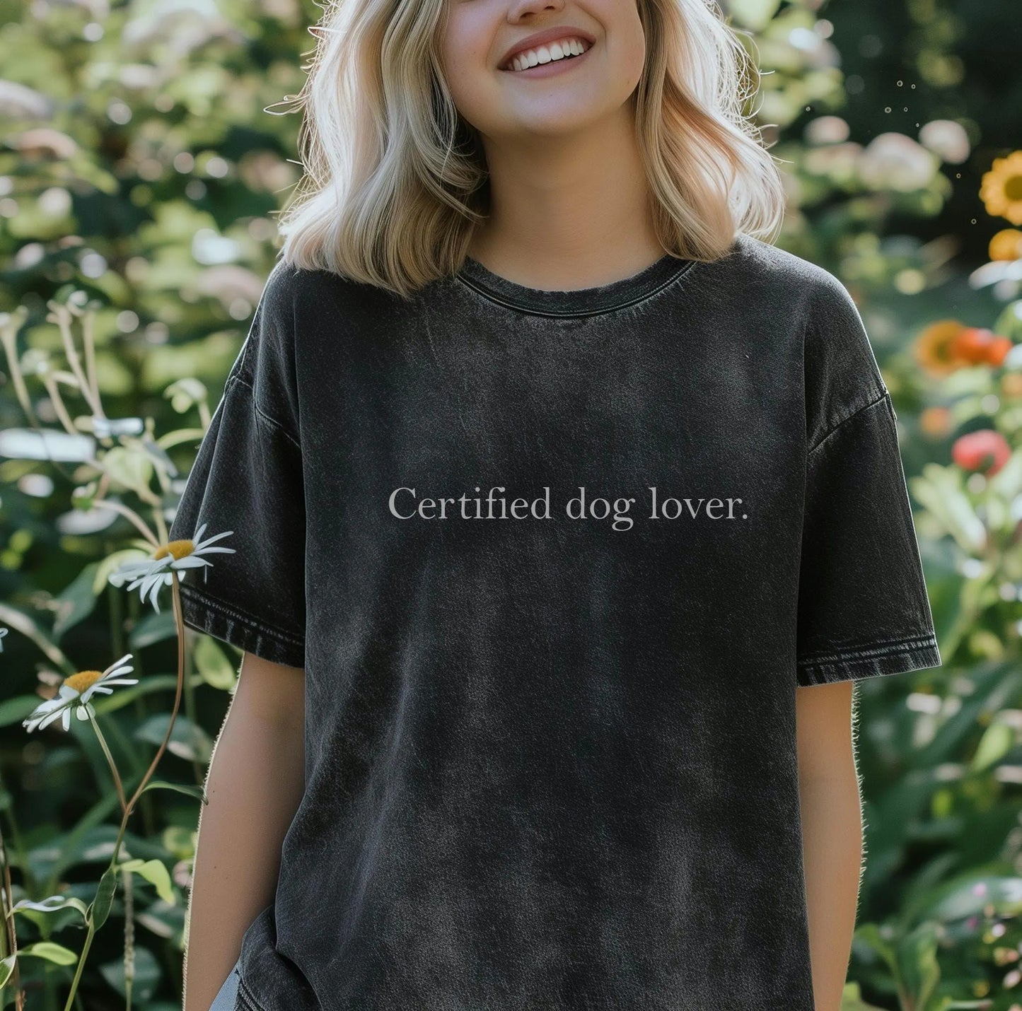 Certified Dog Lover Oversize Tee