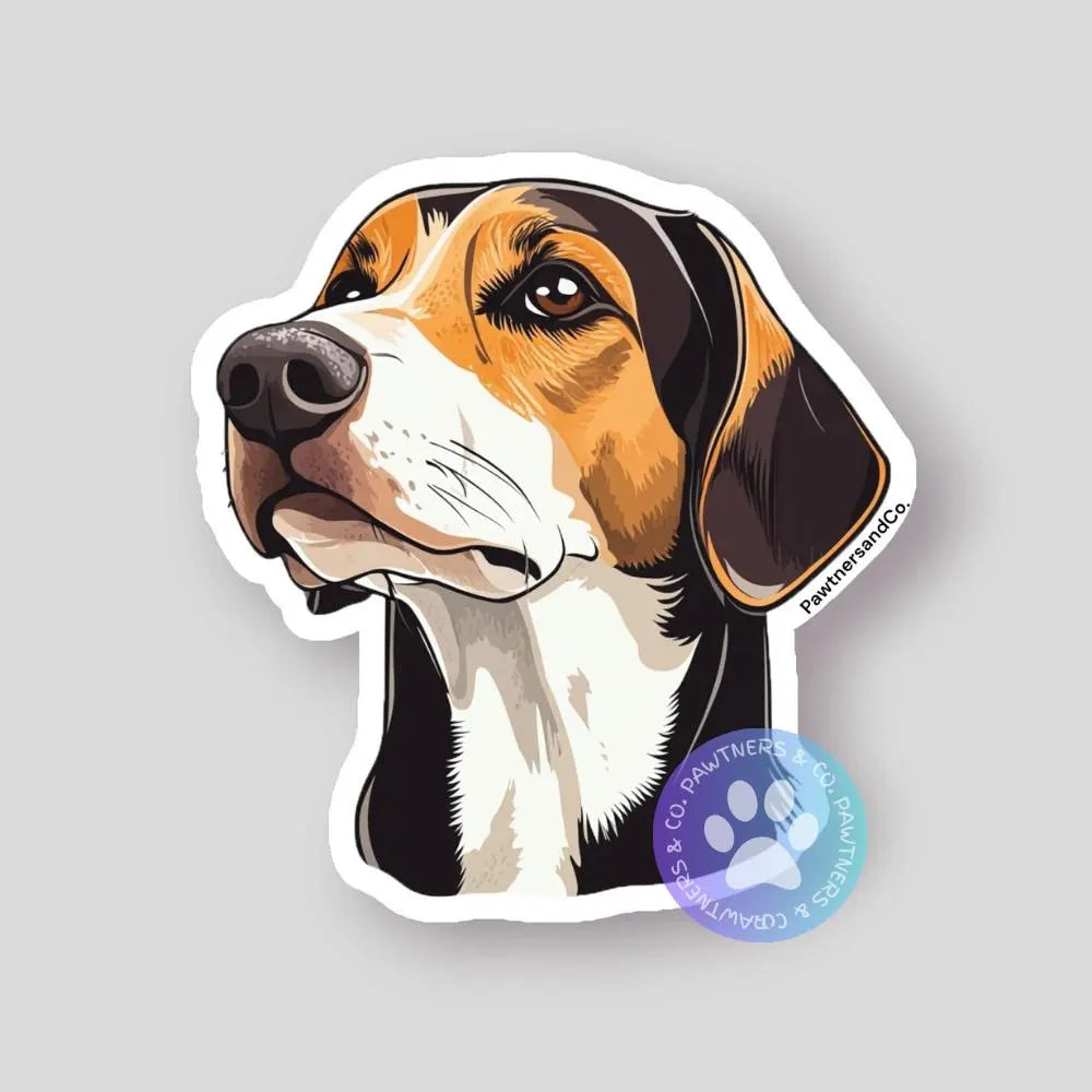 American Foxhound Sticker