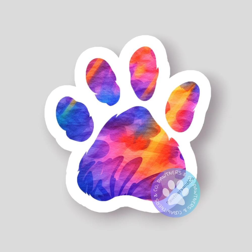 Paw Print Sticker