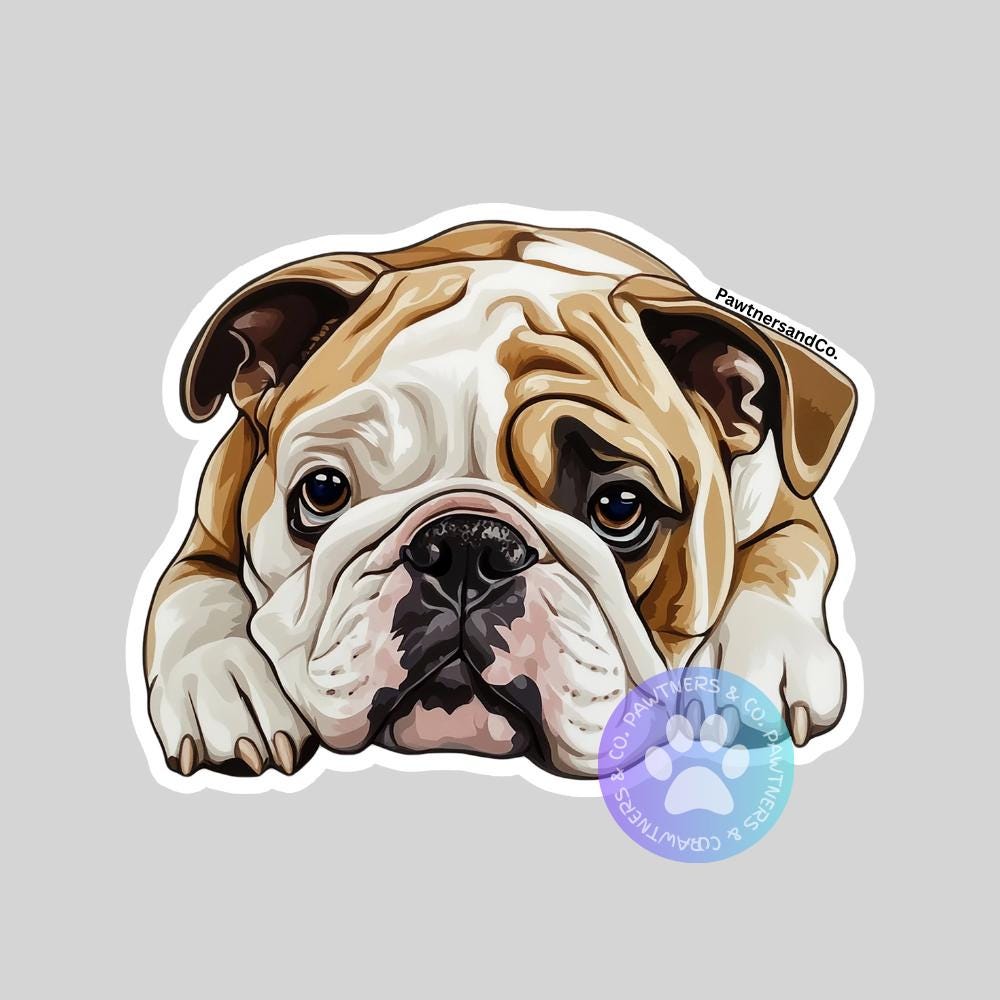 English Bulldog Sticker