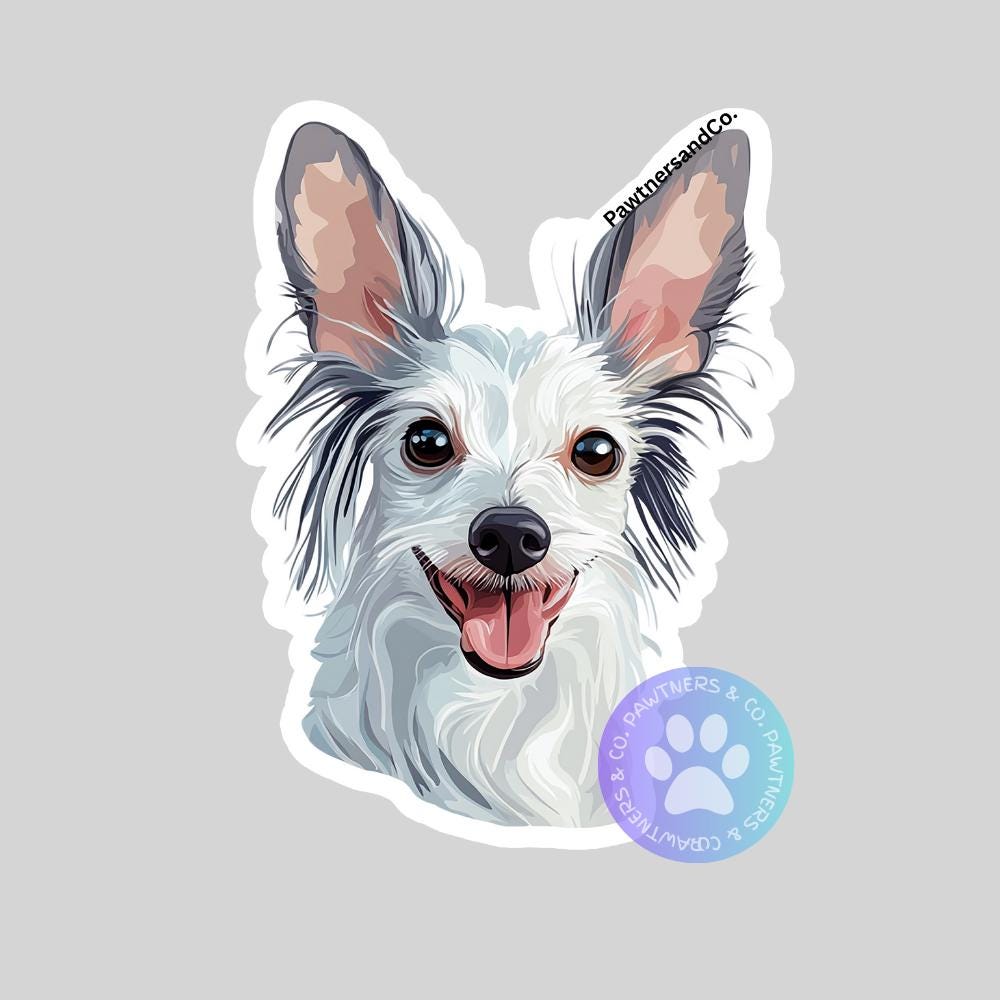 Chinese Crested Sticker