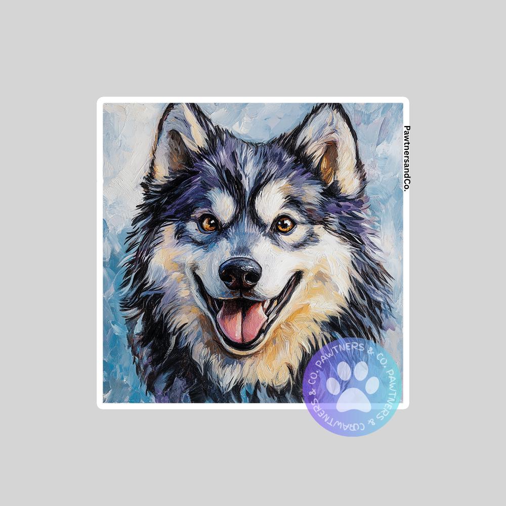 Husky Sticker