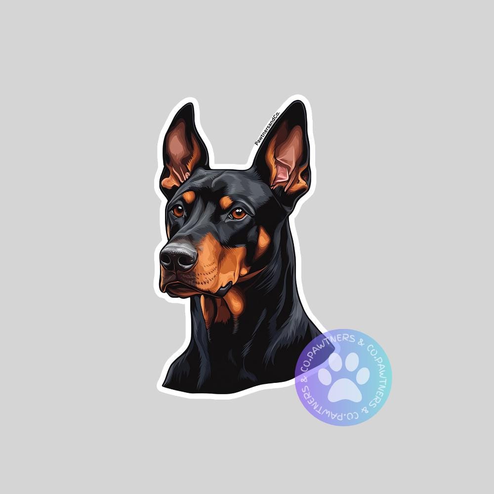 Doberman Pinscher Sticker