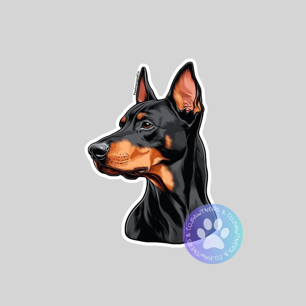 Doberman Pinscher Sticker