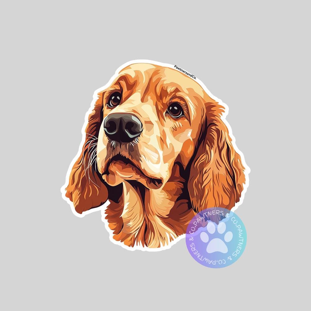 English Cocker Spaniel Sticker