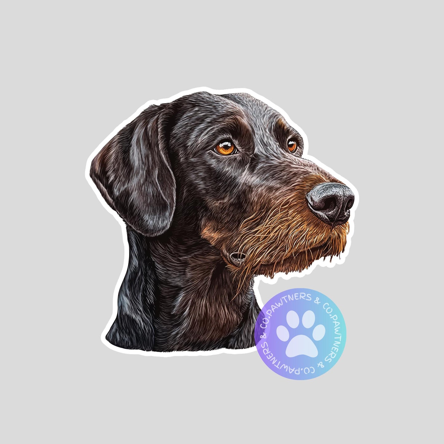German Wirehaired Pointer Sticker