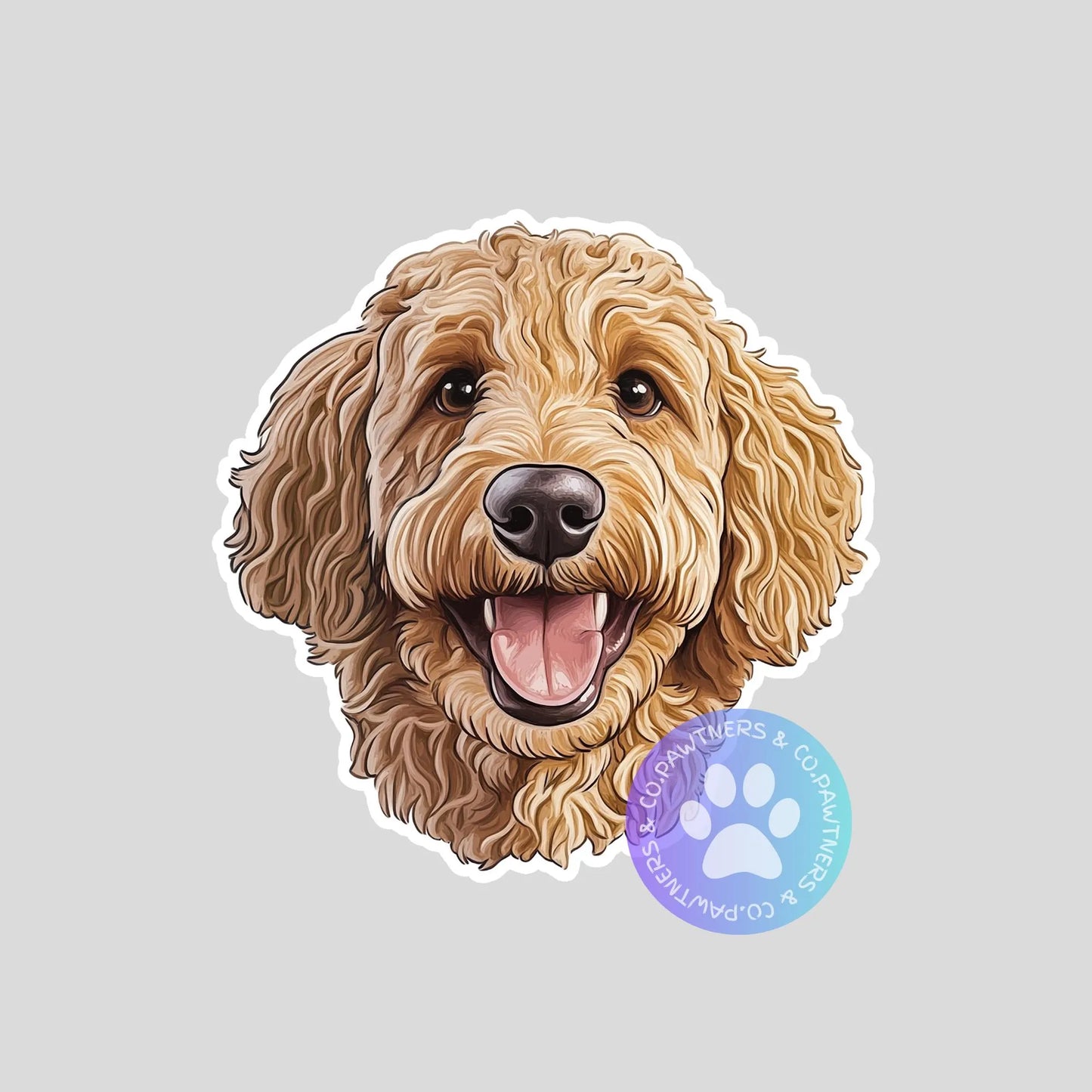 Golden Doodle Sticker
