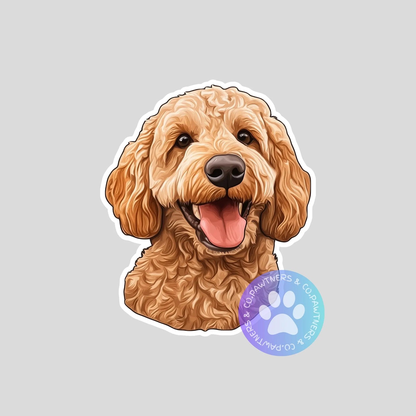 Golden Doodle Sticker
