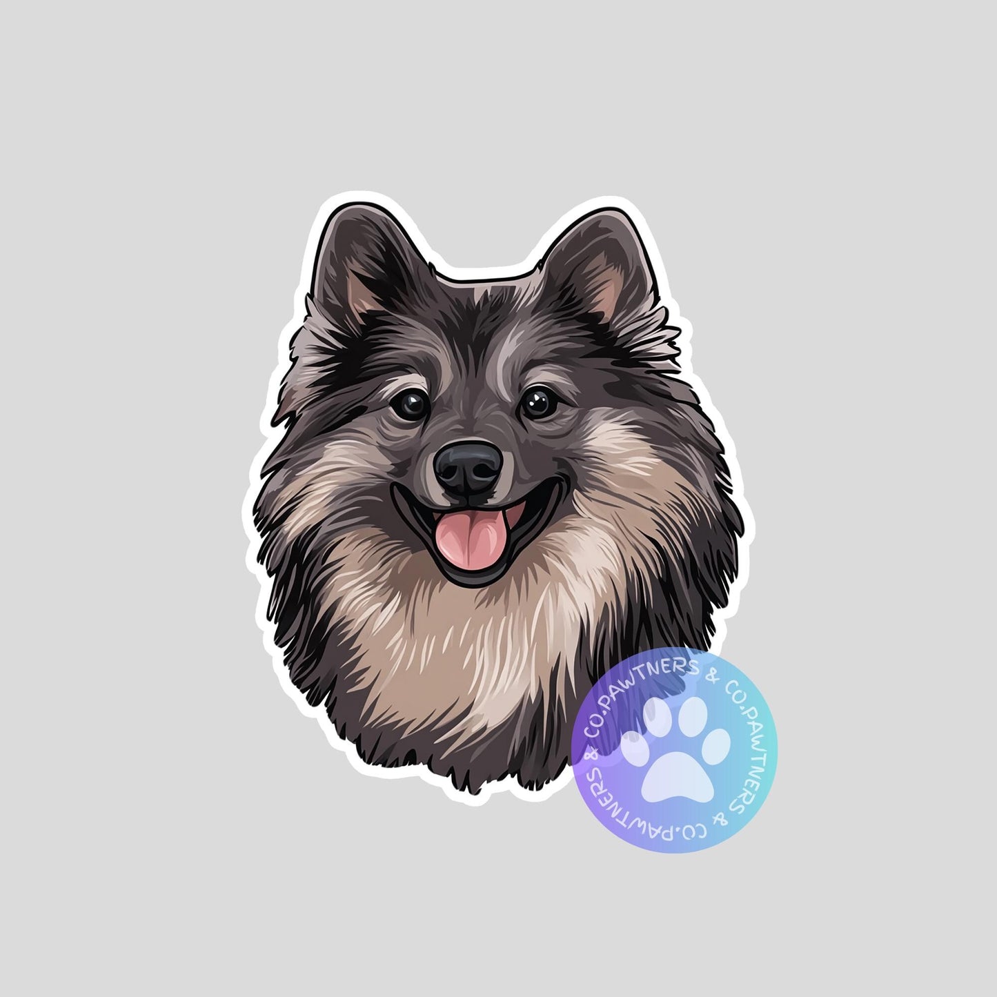 Keeshond Sticker