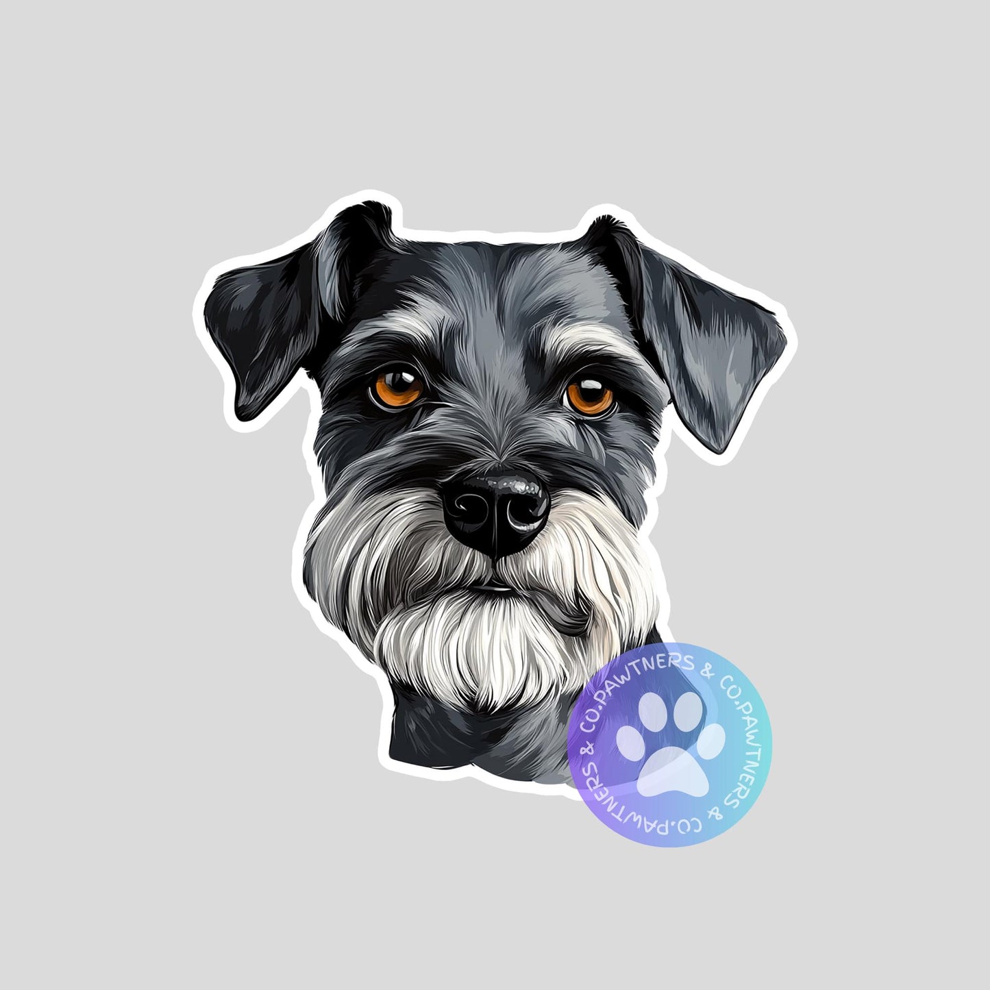 Miniature Schnauzer Sticker