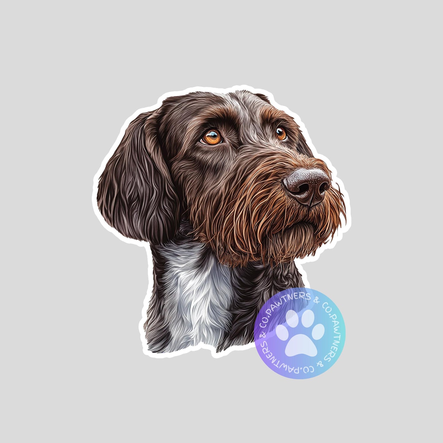 German Wirehaired Pointer Sticker