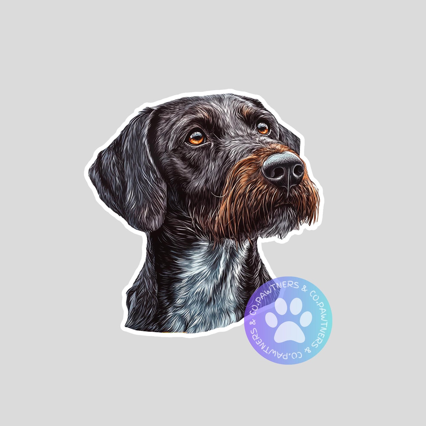 German Wirehaired Pointer Sticker