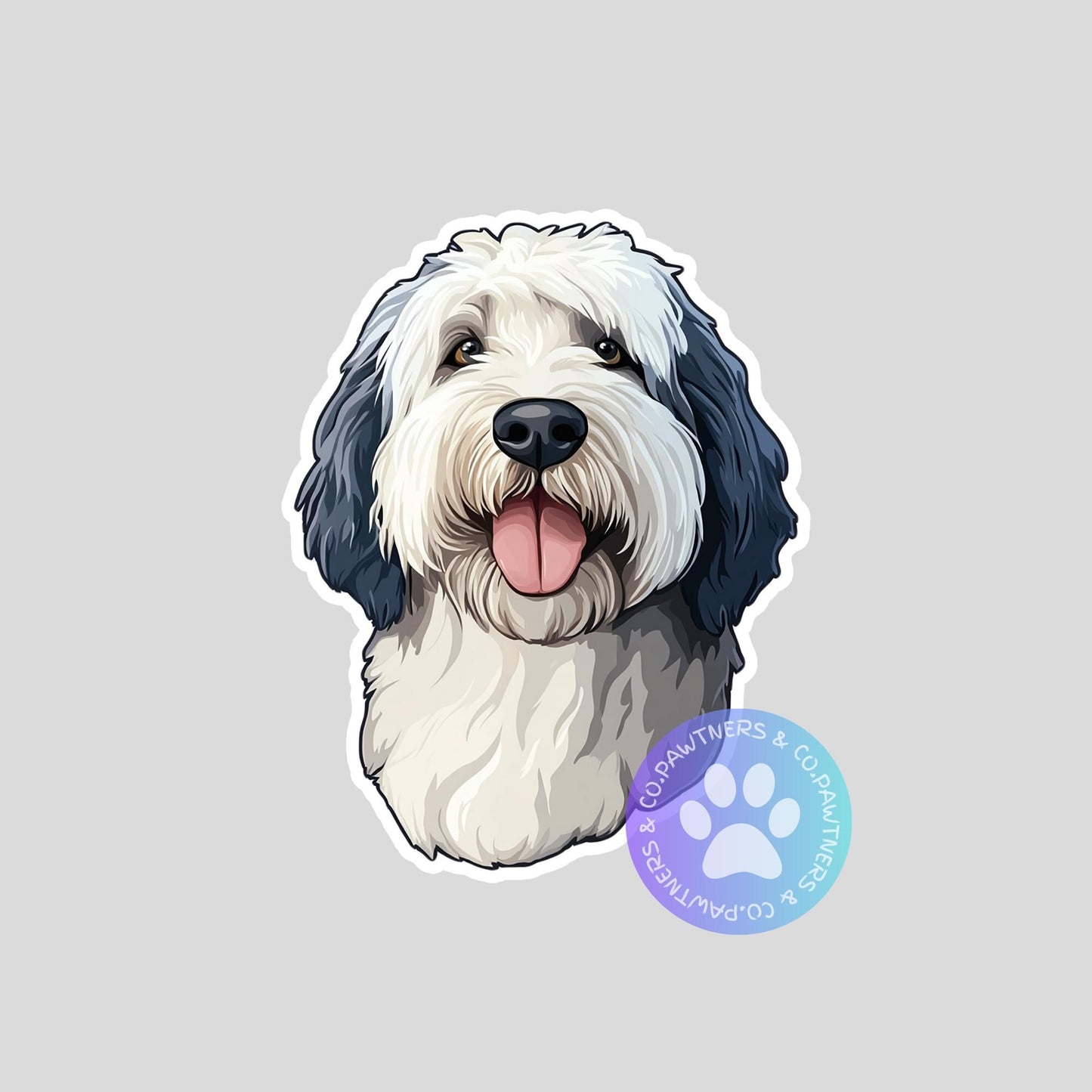 Old English Sheepdog Sticker