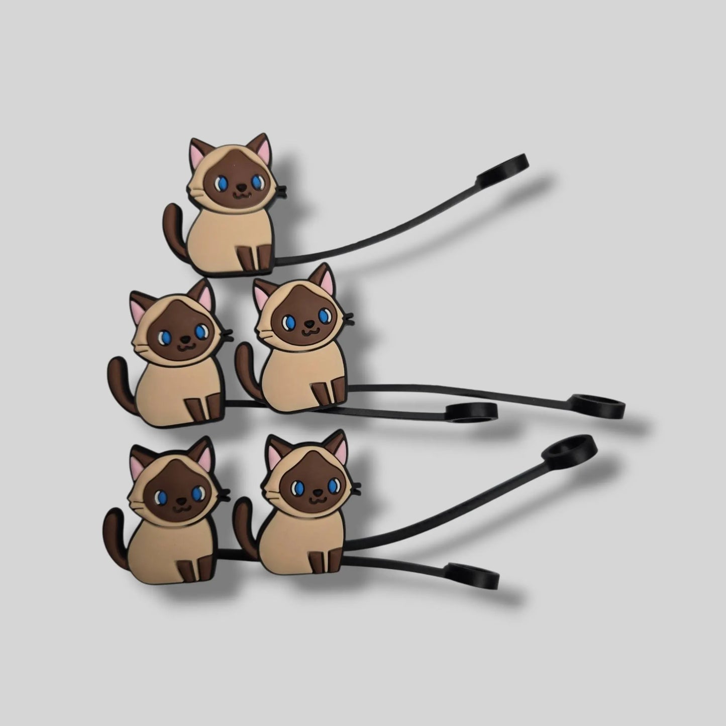 Siamese Kitty Straw Topper
