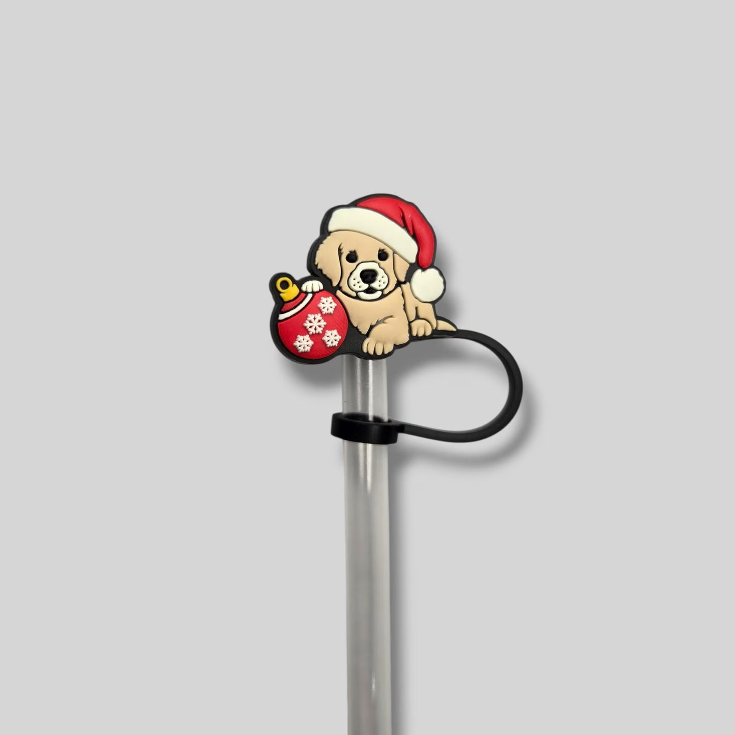 Christmas Lab Straw Topper 8mm