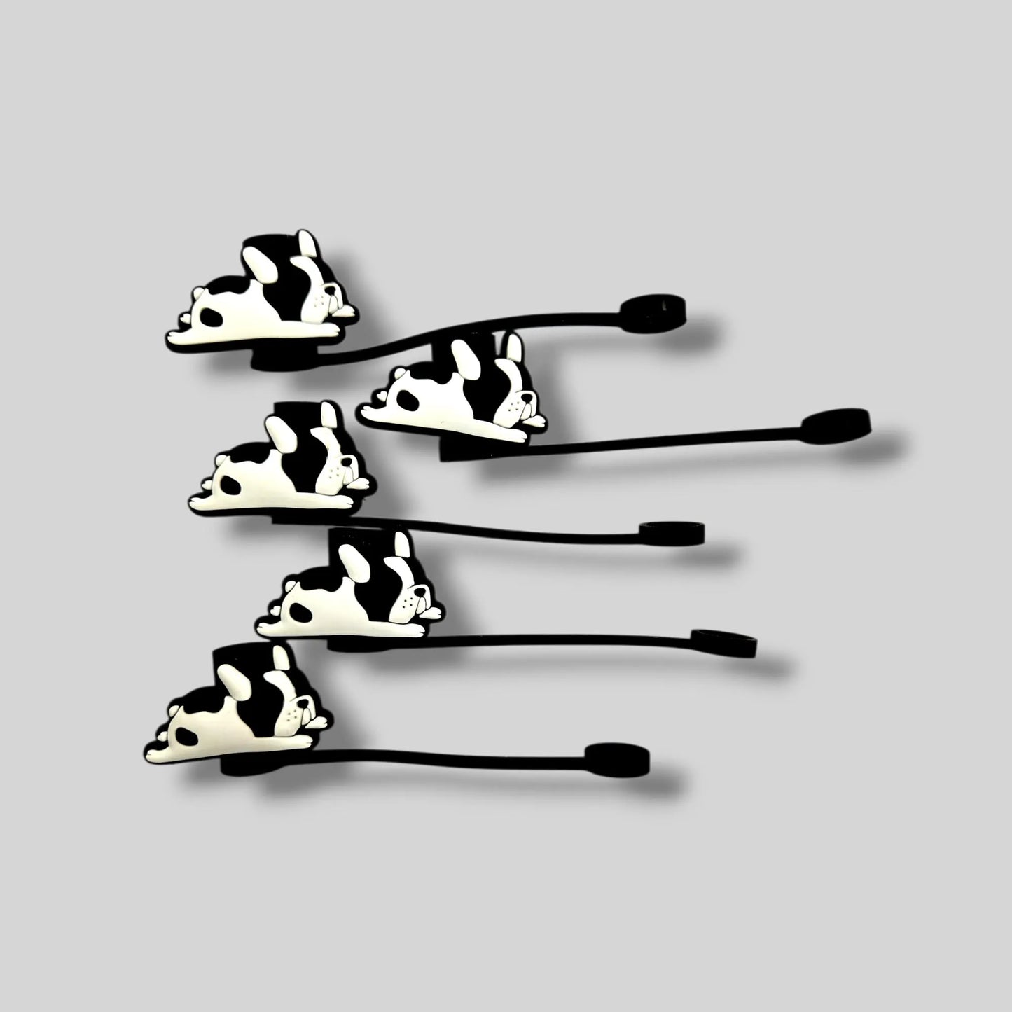 Boston Terrier Straw Topper 8mm