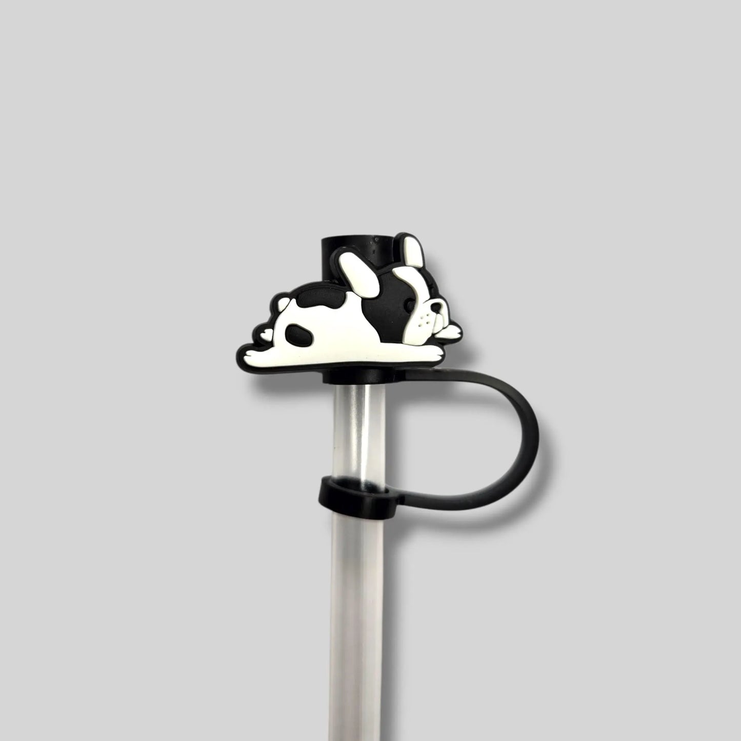 Boston Terrier Straw Topper 8mm