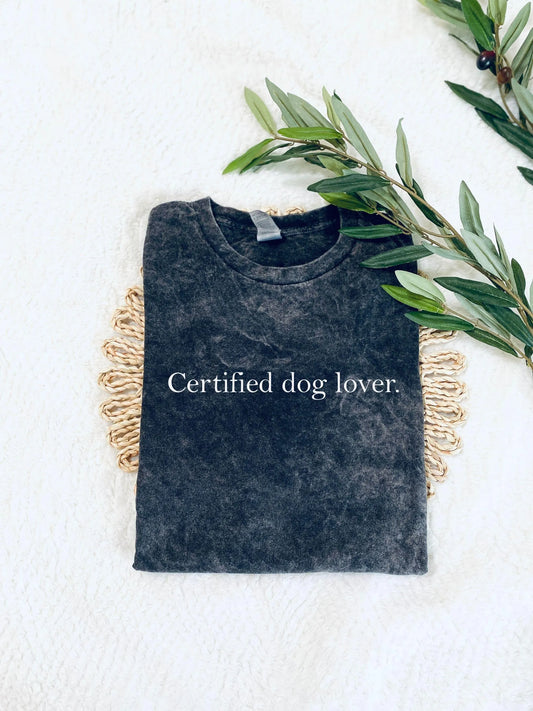 Certified Dog Lover Oversize Tee