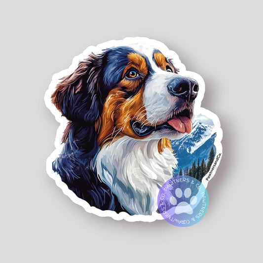Bernese Mountain Sticker