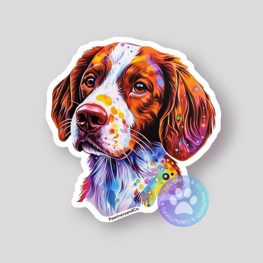 Brittany Spaniel Sticker