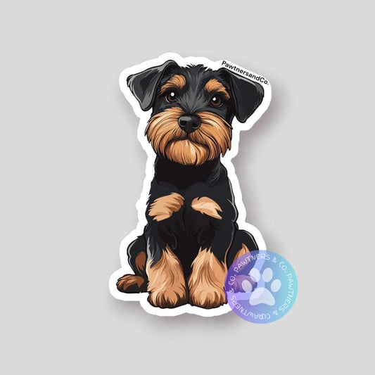Airedale Terrier Puppy Sticker