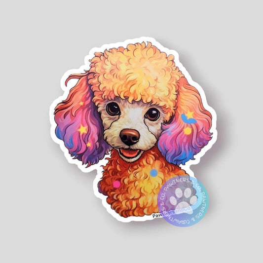 Cute Poodle Sticker