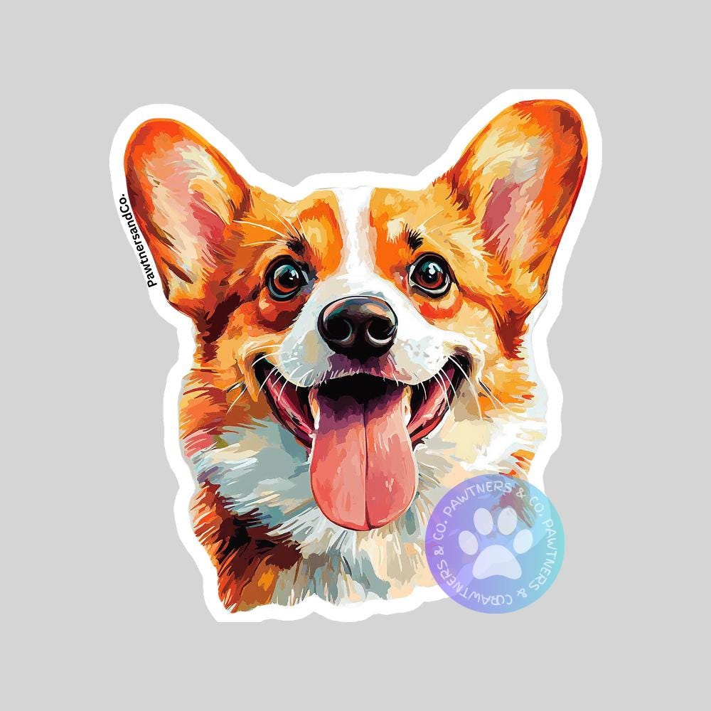 Corgi Sticker