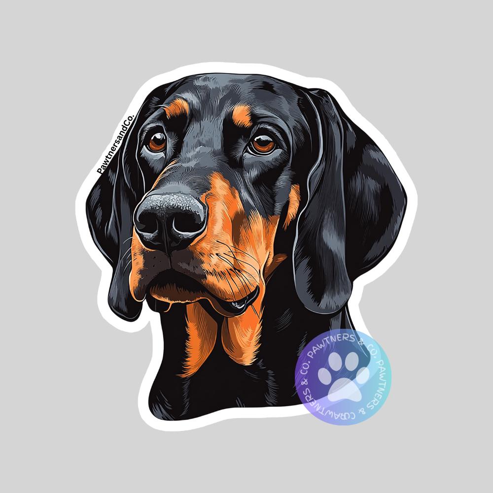 Coonhound Sticker
