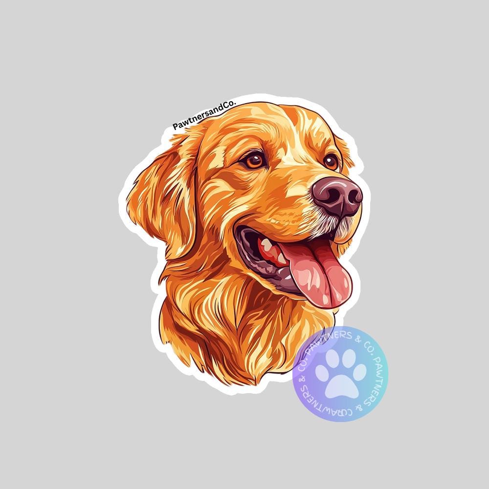 Golden Retriever Sticker