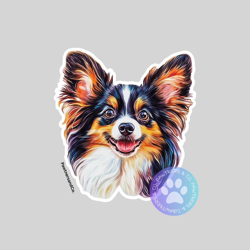 Papillon Sticker