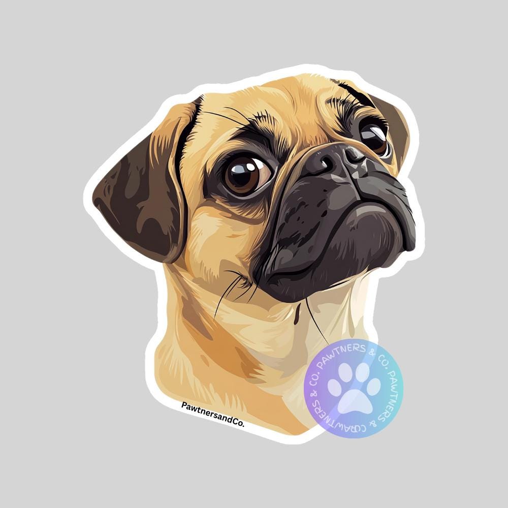 Puggle Sticker