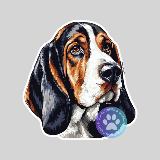 Basset Hound Sticker