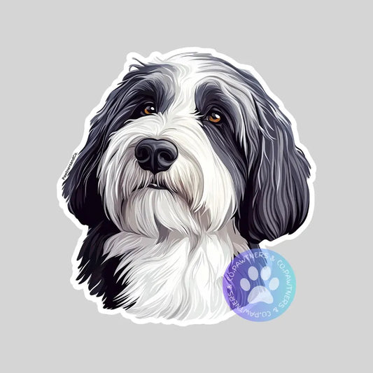 Breaded Collie Sticker