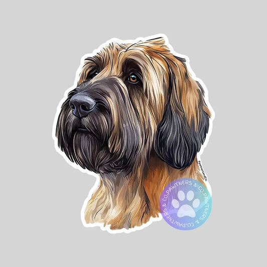Briard sticker
