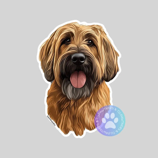 Briard sticker