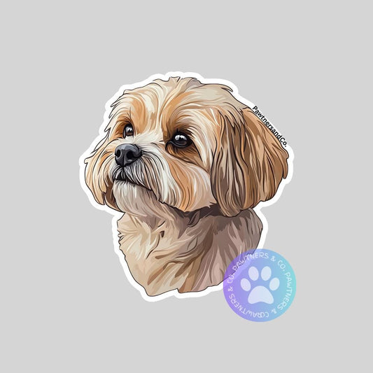 Lhasa Apso Sticker