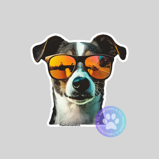 Sunglasses Jack Russel Sticker