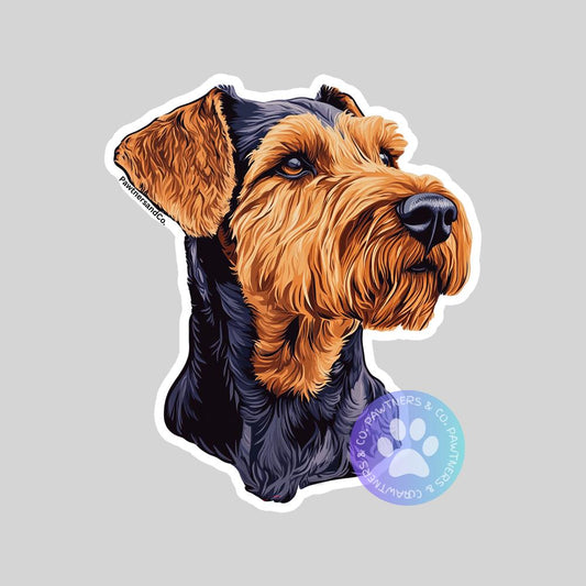 Airedale Terrier Sticker