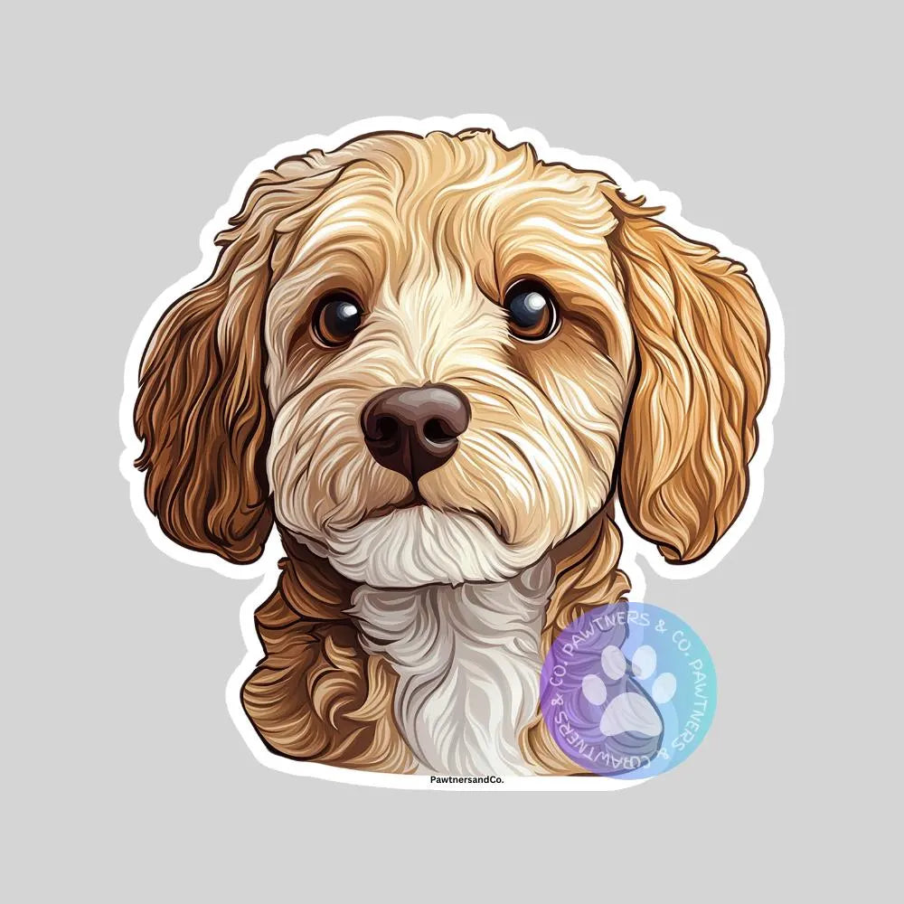 Aussie Cavapoo Sticker