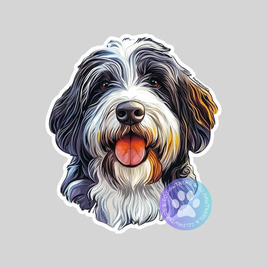 Breaded Collie Sticker
