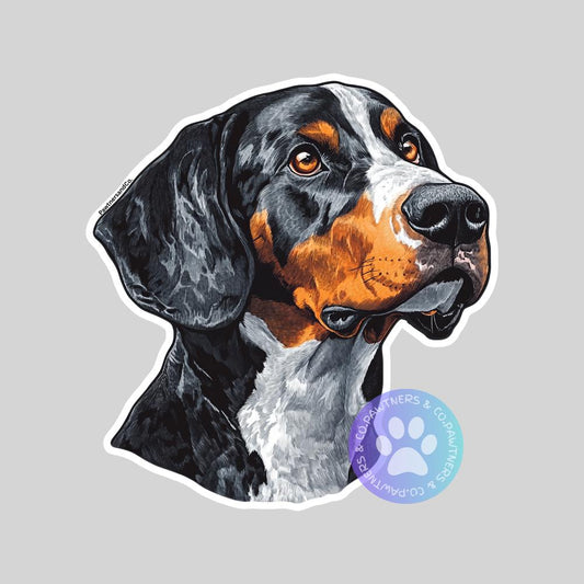Bluetick Coonhound Sticker