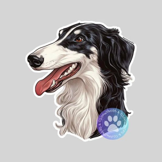 Borzoi sticker