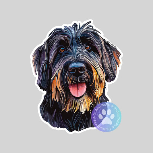 Briard sticker