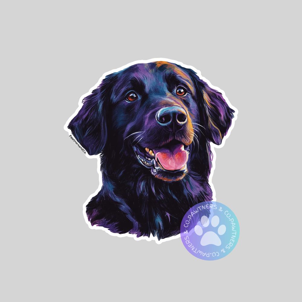 Flat-Coated Retriever Sticker