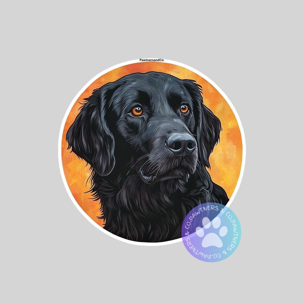 Flat-Coated Retriever Sticker
