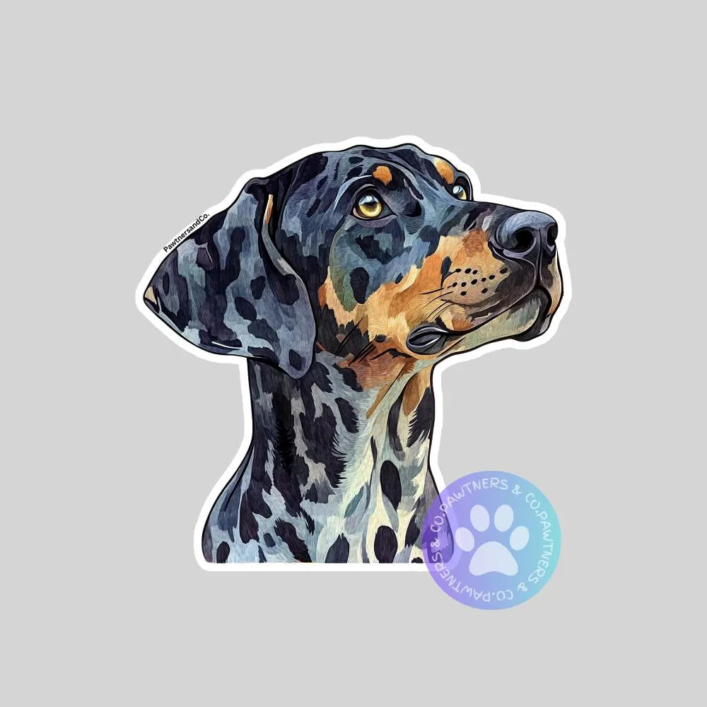 Catahoula Leopard Sticker