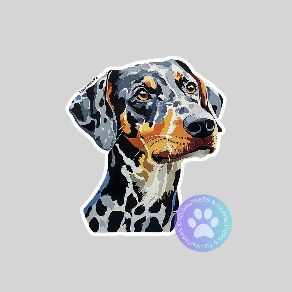 Catahoula Leopard Sticker
