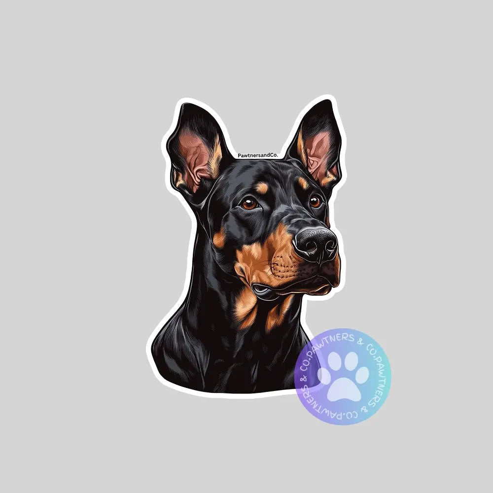 Doberman Pinscher Sticker
