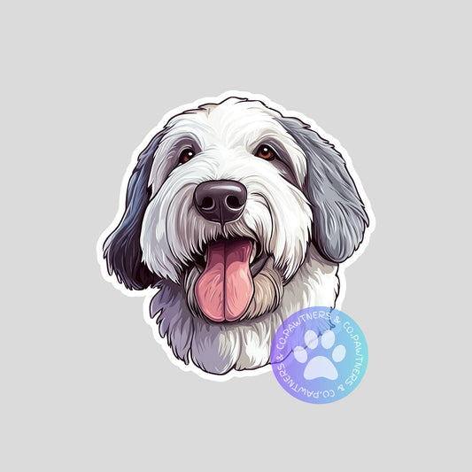 Old English Sheepdog Sticker